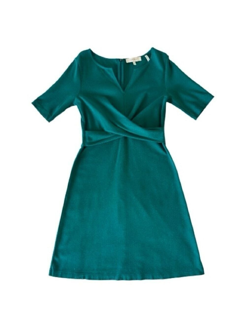 Lark & Ro Criss Cross Sleeve Midi Dress Size 6